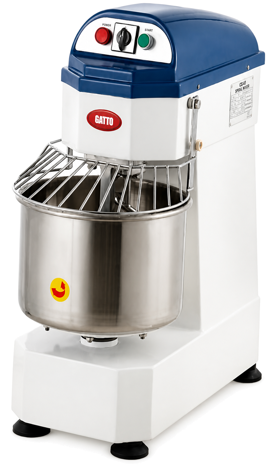 40L Dough Mixer 220V - 1 Speed — view 1