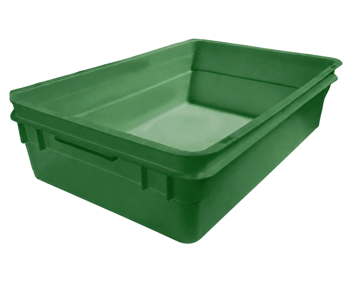 Storage Container with Lid - Green (Dough Box) — view 1