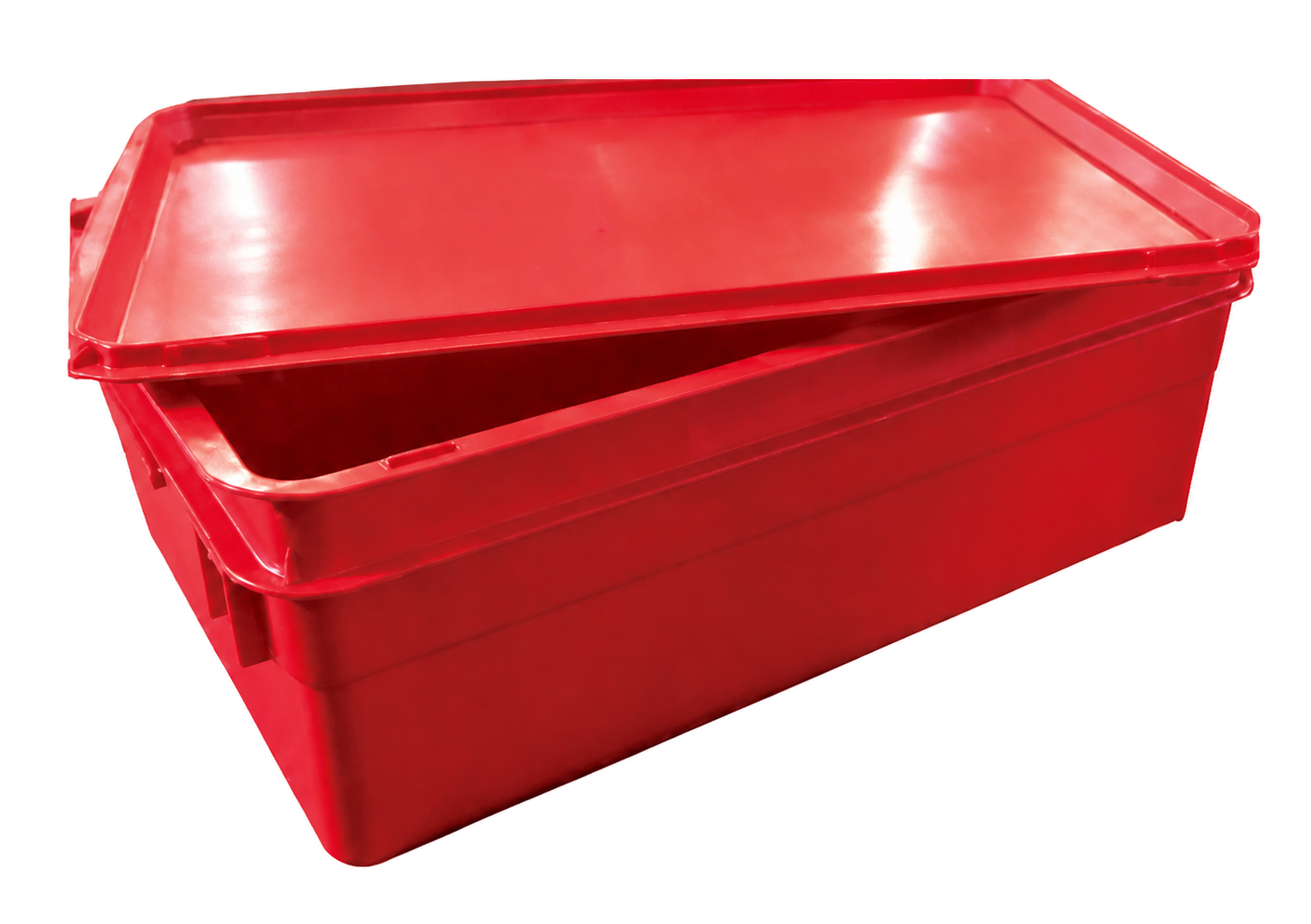 Storage Container with Lid - Red (Dough Box) — view 1
