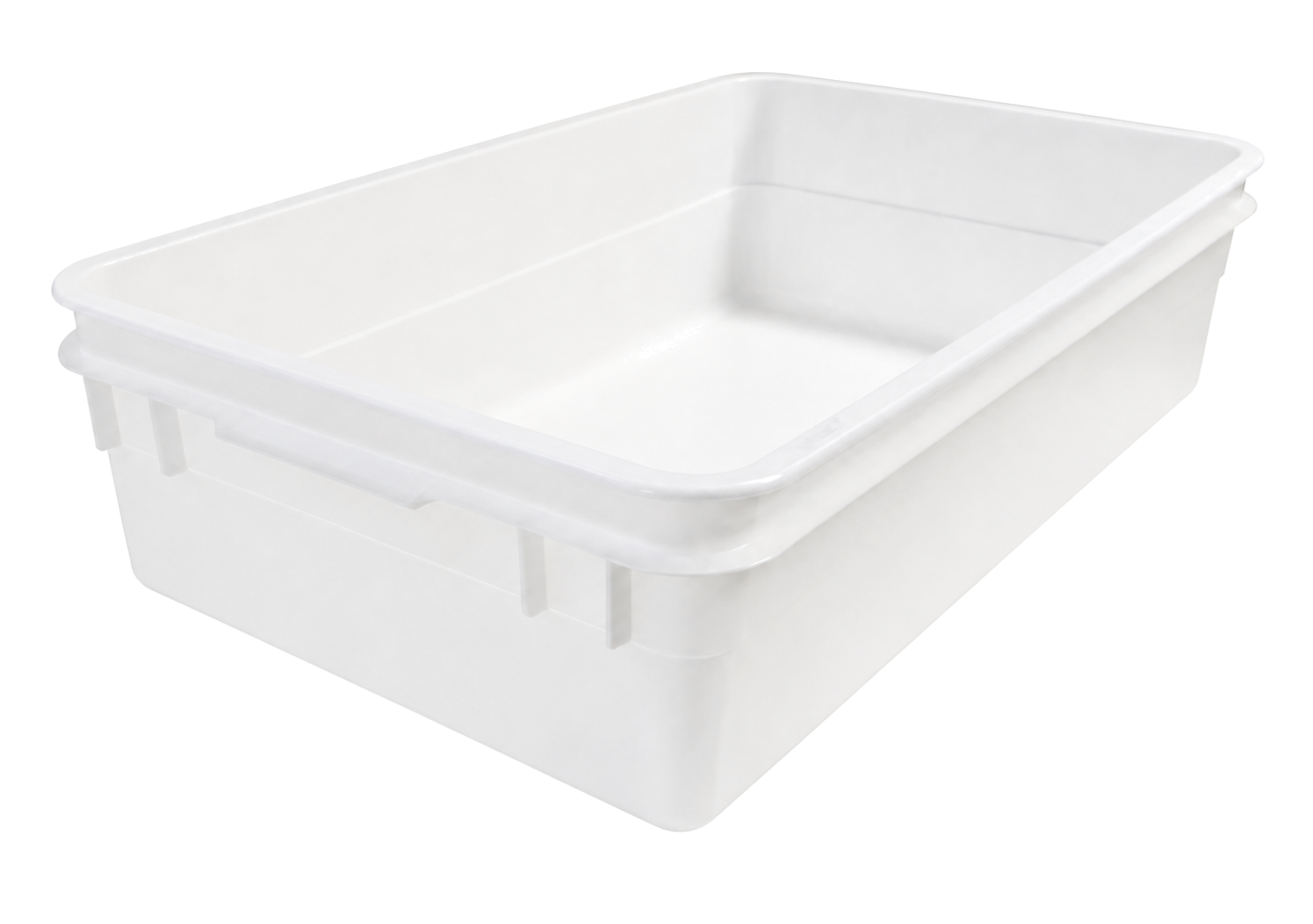 Storage Container with Lid - White (Dough Box) — view 1