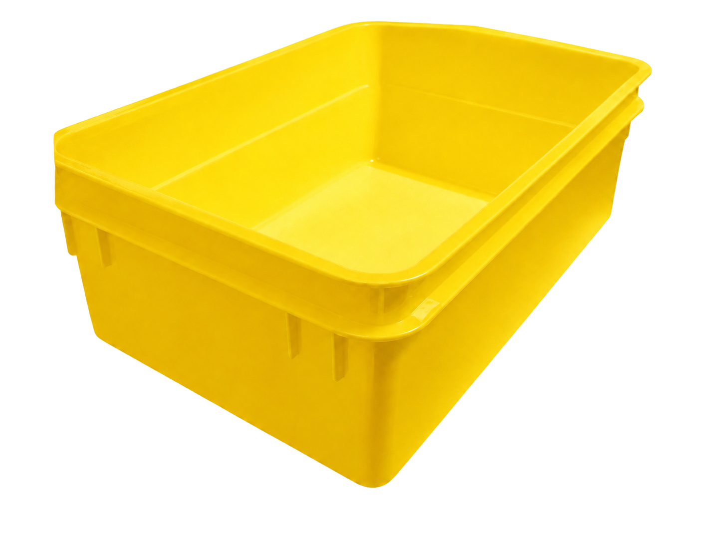 Storage Container with Lid - Yellow (Dough Box) — view 1