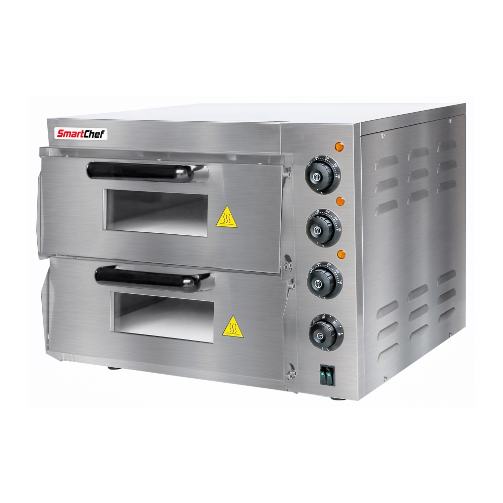 SmartChef POS2102 double-deck pizza oven