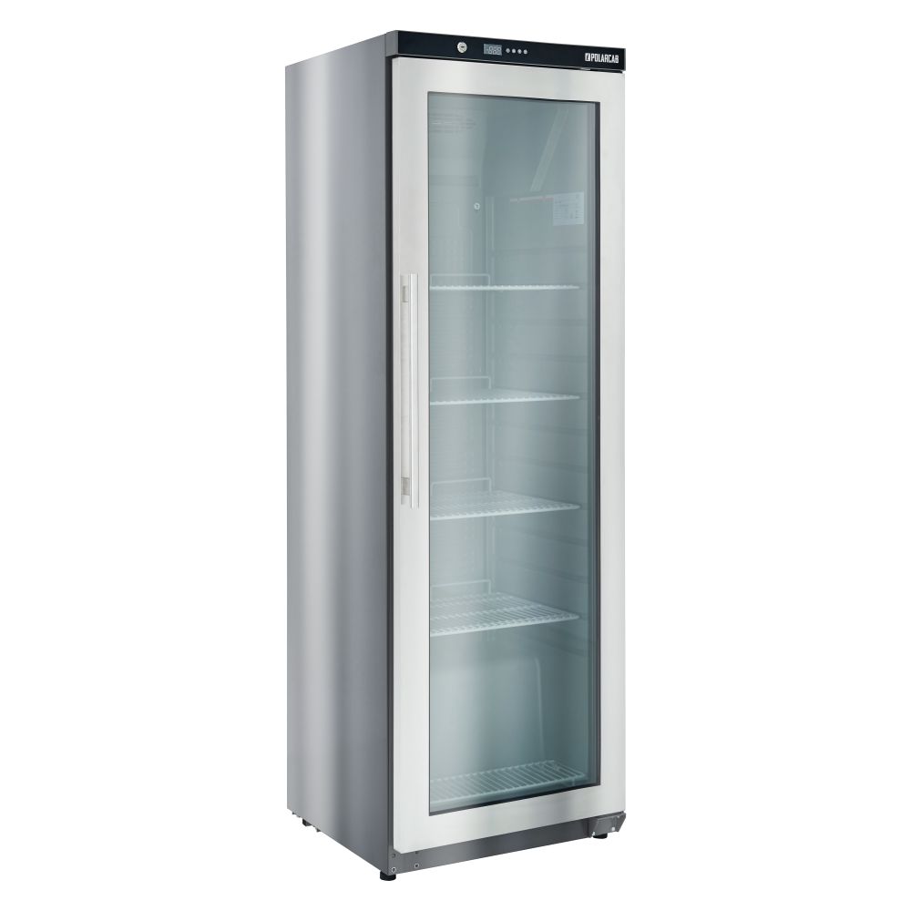 PolarCab SR30VGS upright storage fridge with glass door - 300L